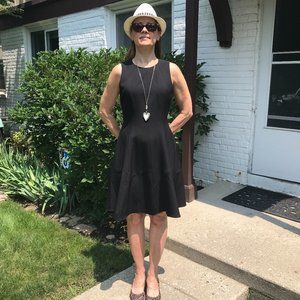 Anne Klein Black Sleeveless Fit & Flare